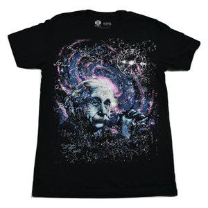 Get Down Art Mens Albert Einstein Theory By Stephen Fishwick Shirt New S